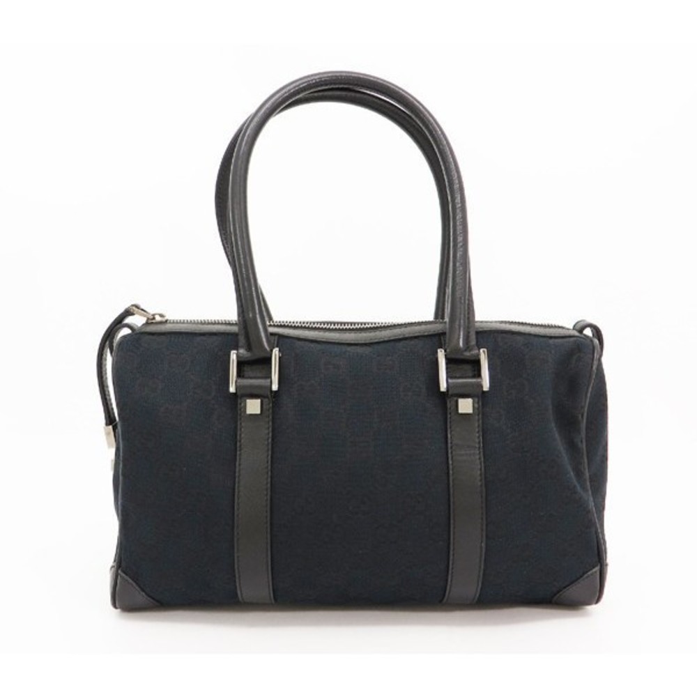 Gucci GG Monogram Canvas Handbag Black